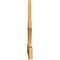 Ekena Millwork Redmond Rough Sawn Timber Gable Bracket, Western Red Cedar, 84"W x 35"H x 2"D x 6"F, 10/12 Pitch GBW084X35X0206RED00RWR - alternate 3
